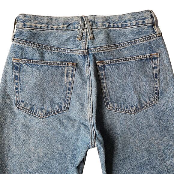 SLVERLAKE Hero Last Goodbye High Waist Ankle Blue Jeans Raw Hem Womens Size 27 - Picture 13 of 14